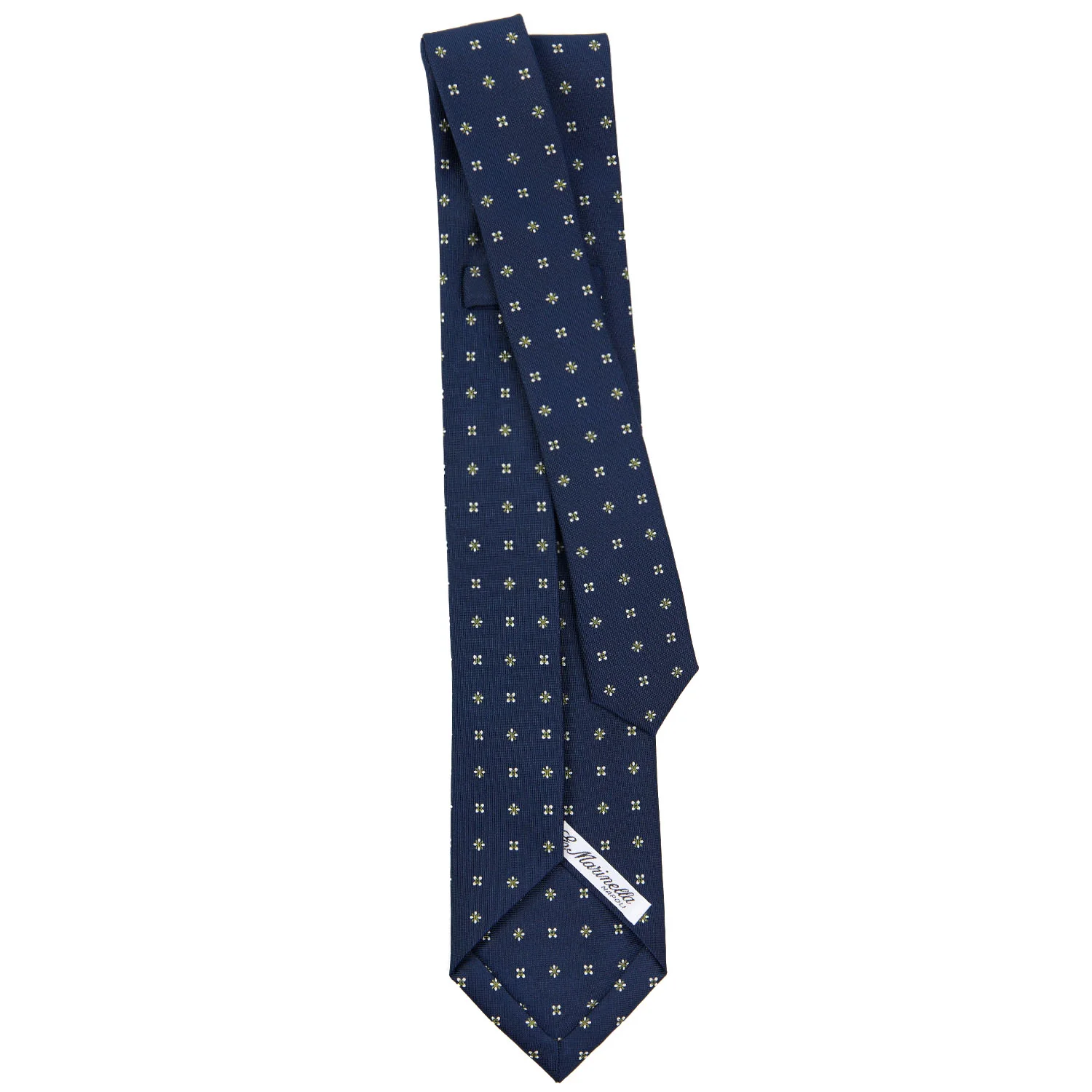 DARK BLUE 9 FOLD SARTORIAL SILK TIE - Image 3