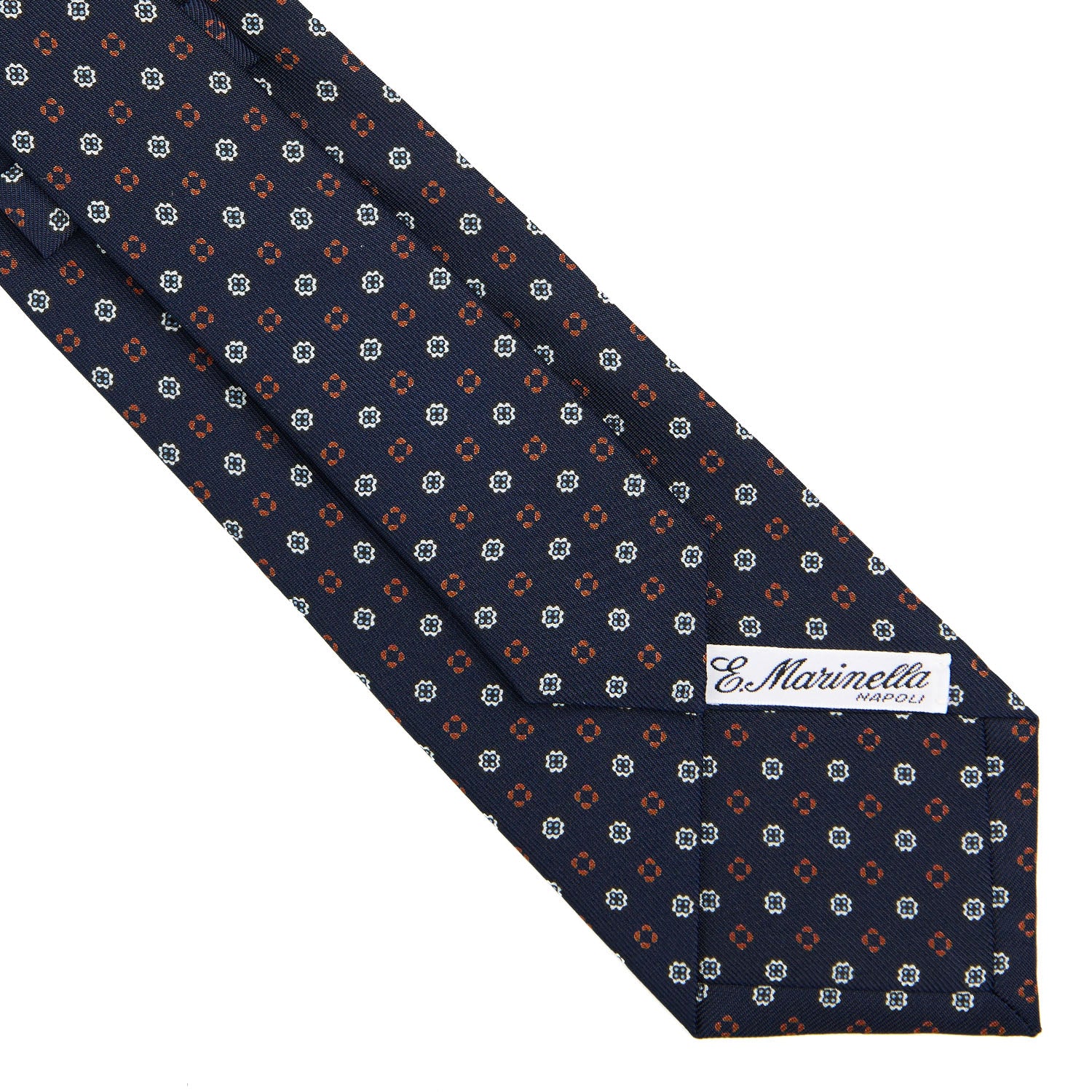 DARK BLUE CLASSIC SILK TIE - Image 4