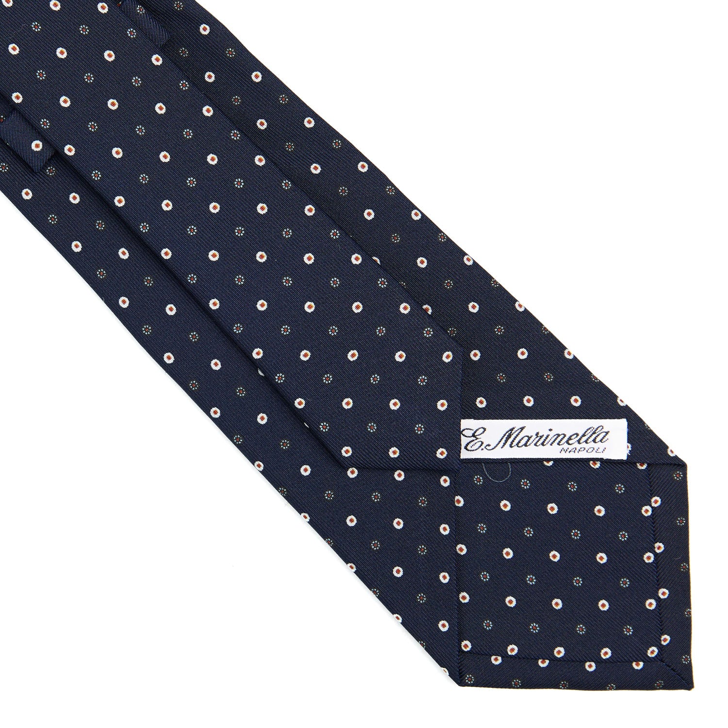 DARK BLUE CLASSIC SILK TIE - Image 4