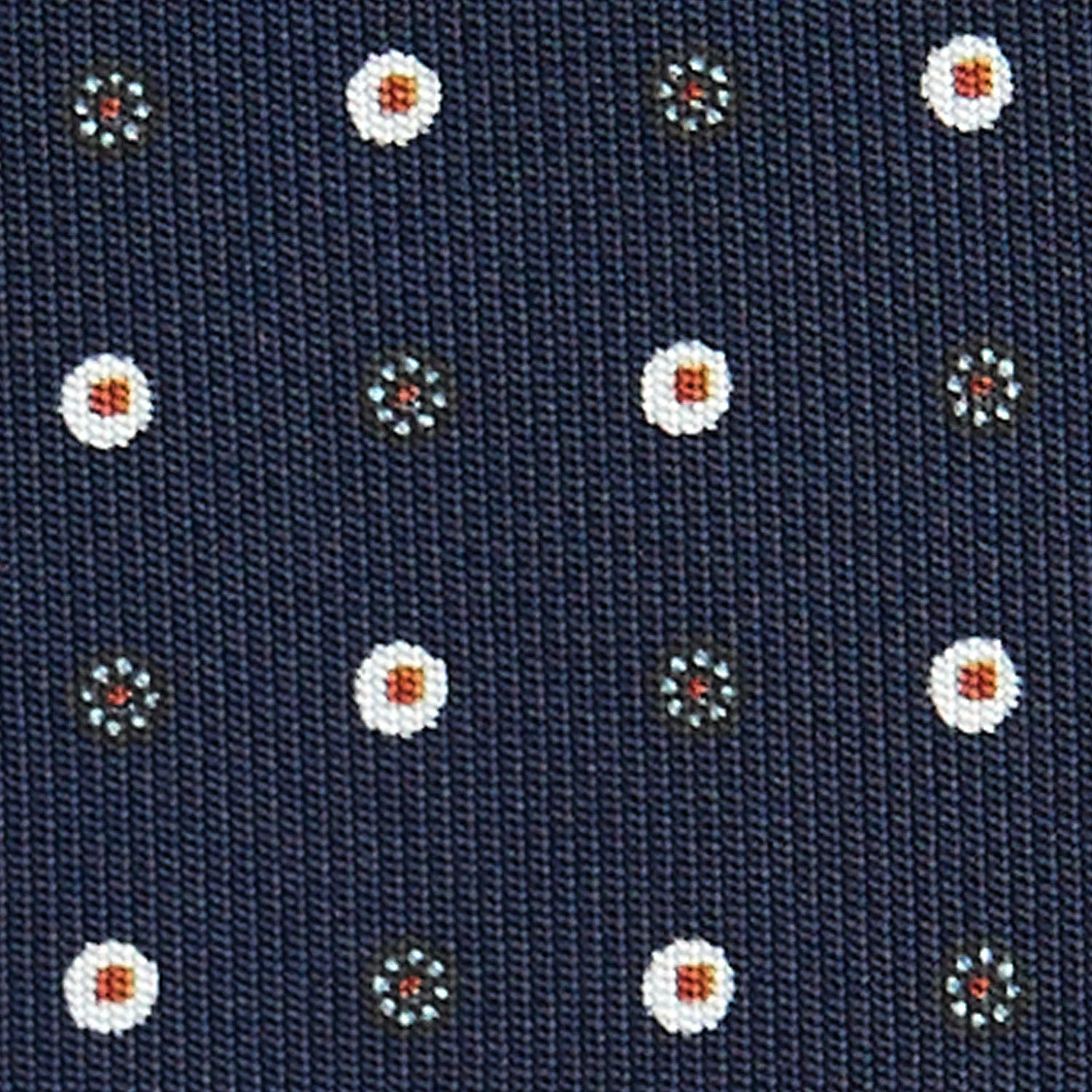 DARK BLUE CLASSIC SILK TIE - Image 5
