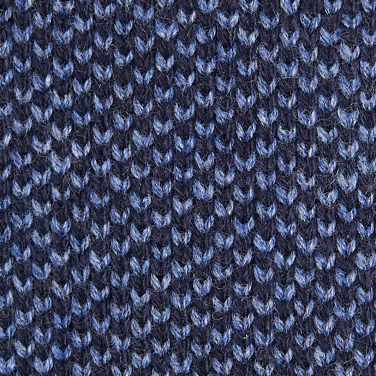 DARK BLUE CASHMERE KNITTED TIE - Image 4