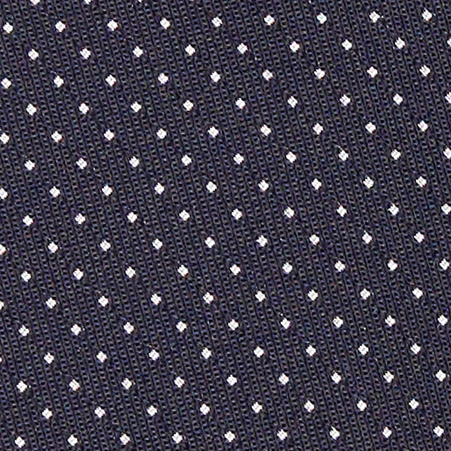 DARK BLUE CEREMONIAL JACQUARD SILK TIE - Image 5