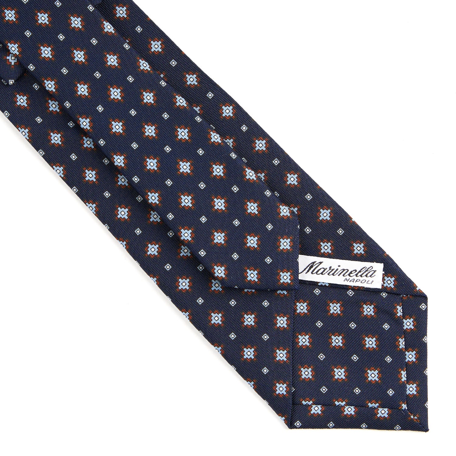 DARK BLUE CLASSIC SILK TIE - Image 4
