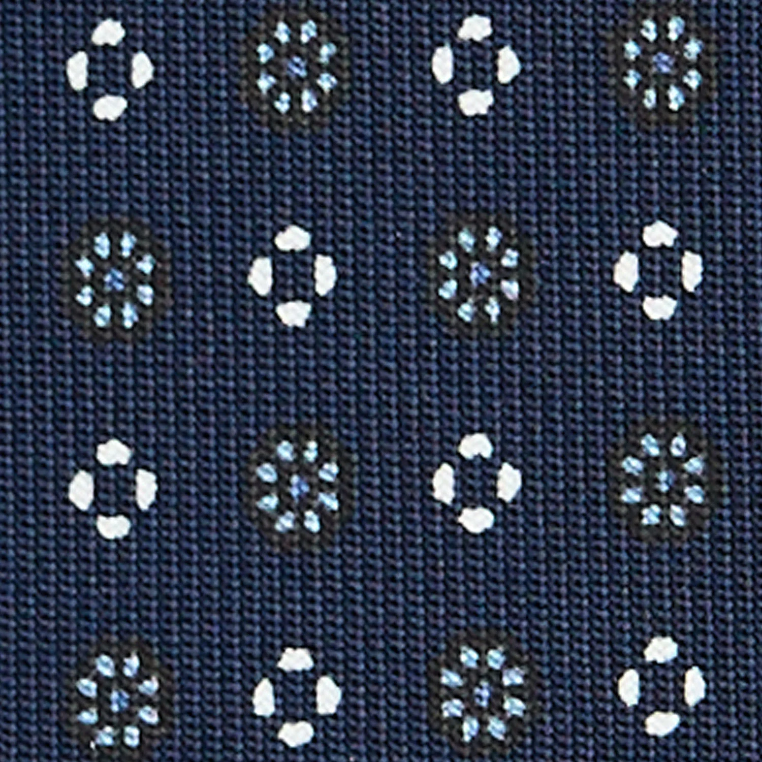 DARK BLUE CLASSIC SILK TIE - Image 5