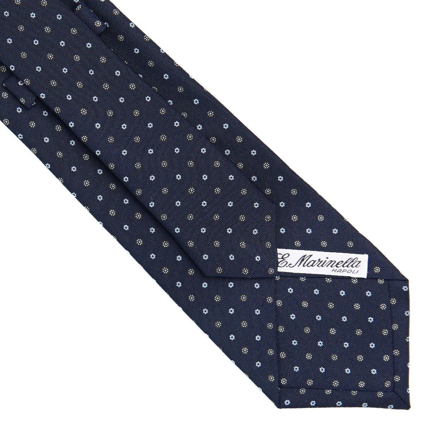 DARK BLUE CLASSIC SILK TIE - Image 4