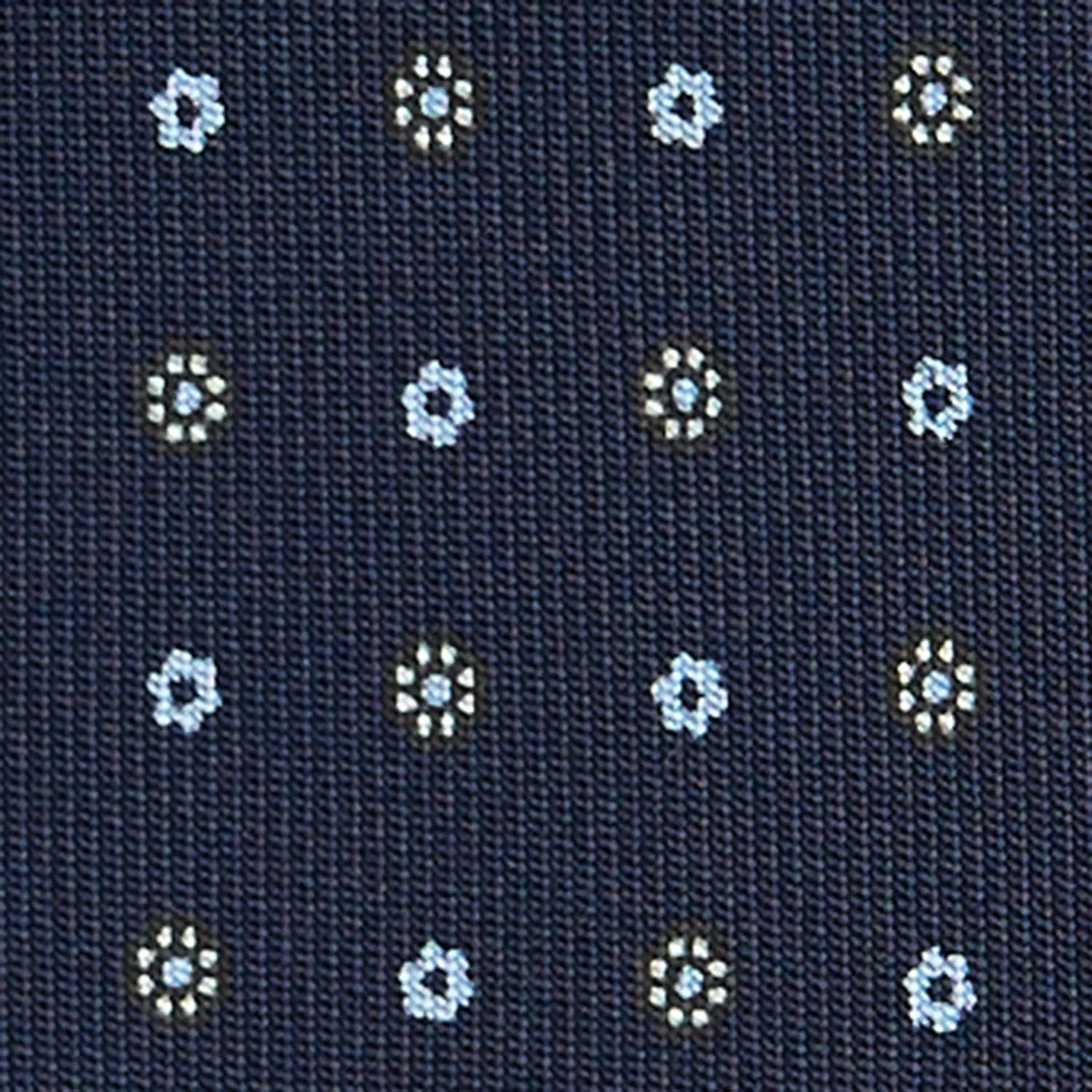 DARK BLUE CLASSIC SILK TIE - Image 5