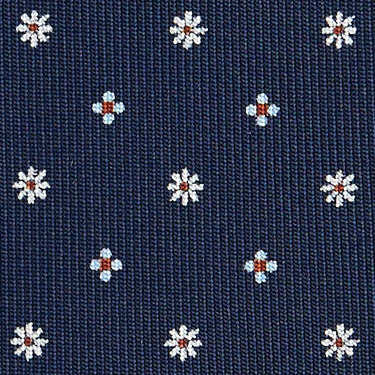 DARK BLUE CLASSIC SILK TIE - Image 5
