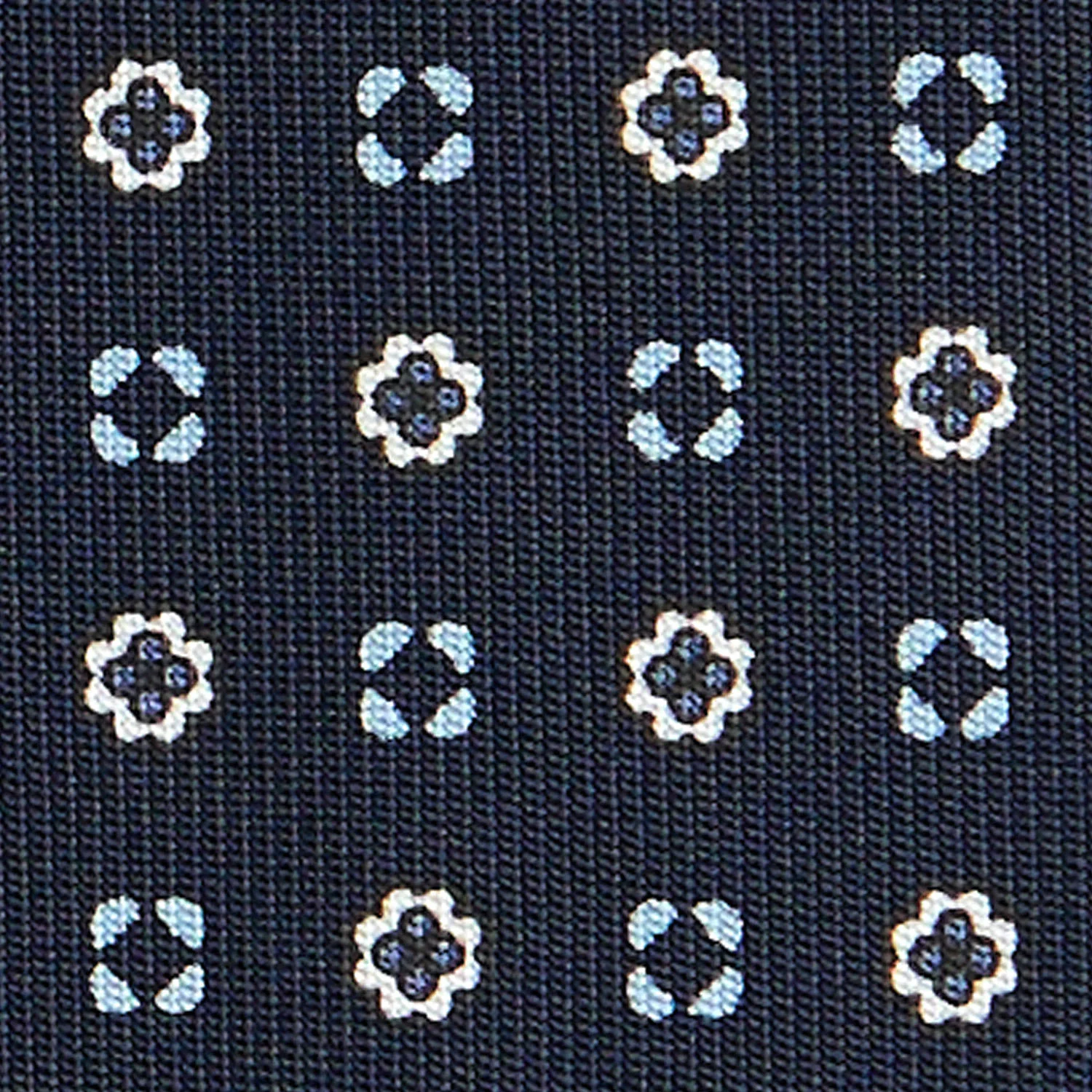DARK BLUE CLASSIC SILK TIE - Image 5