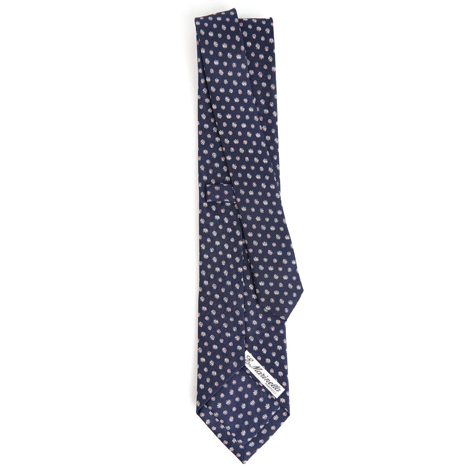 DARK BLUE CLASSIC SILK TIE - Image 3