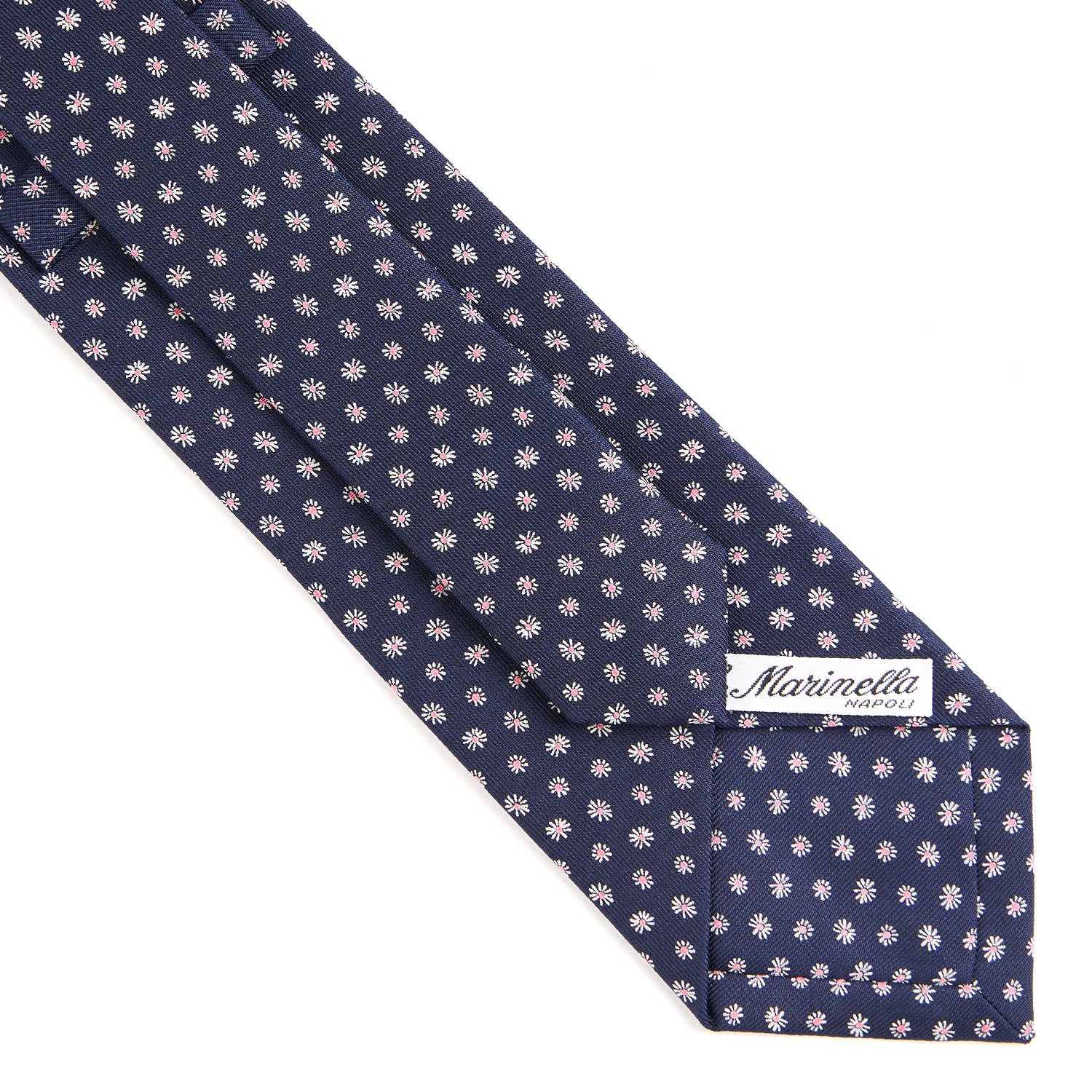 DARK BLUE CLASSIC SILK TIE - Image 4