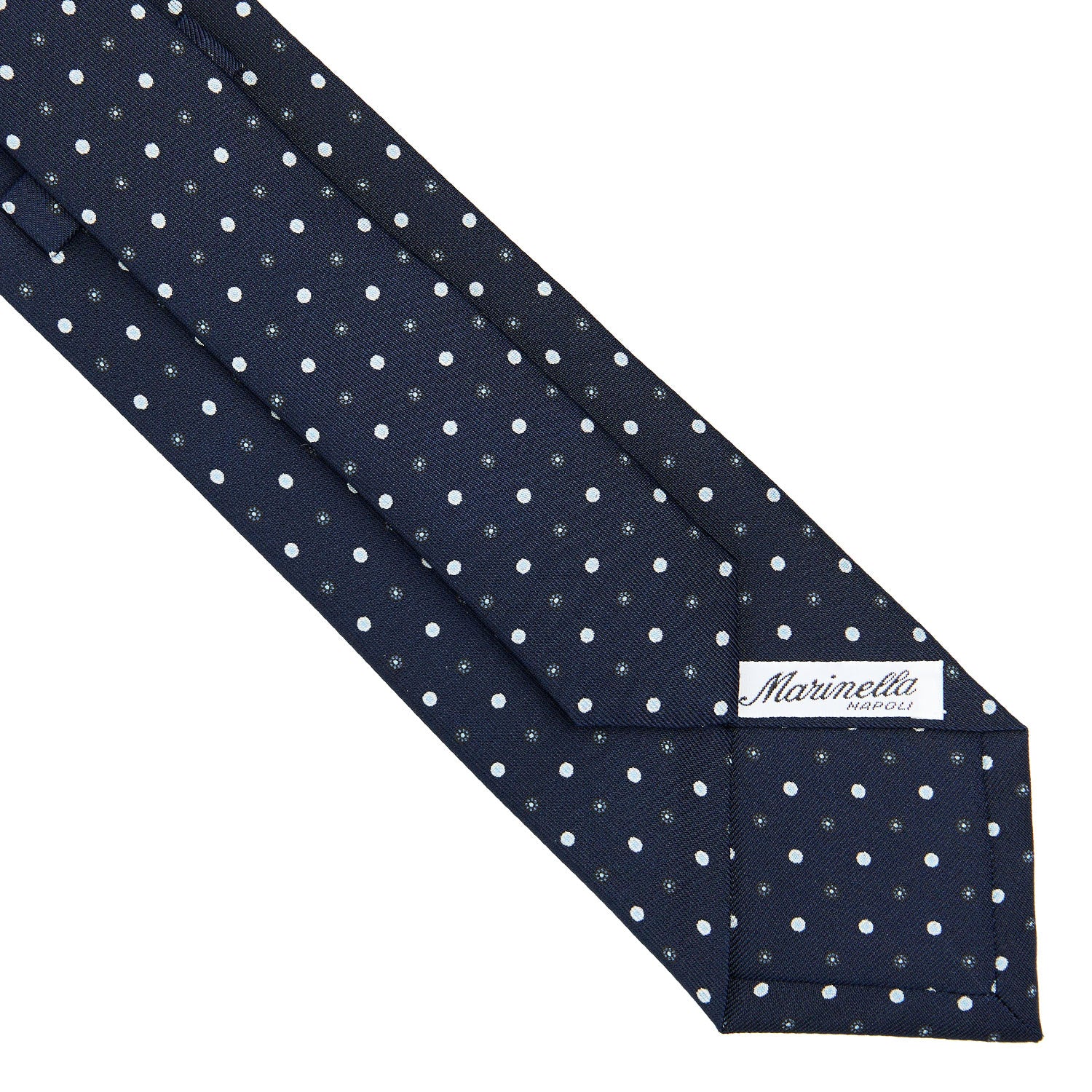 DARK BLUE CLASSIC SILK TIE - Image 4