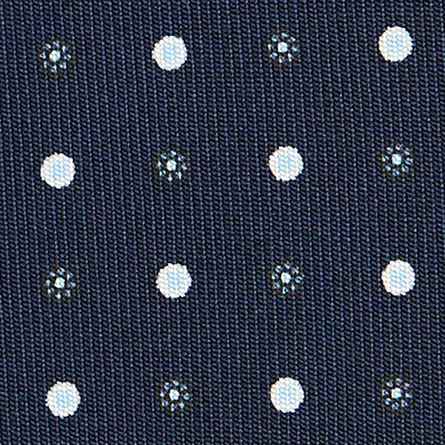 DARK BLUE CLASSIC SILK TIE - Image 5