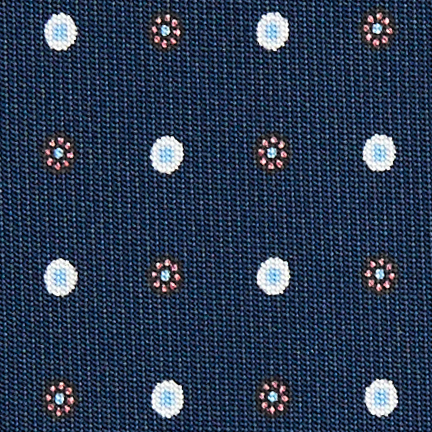 DARK BLUE CLASSIC SILK TIE - Image 5