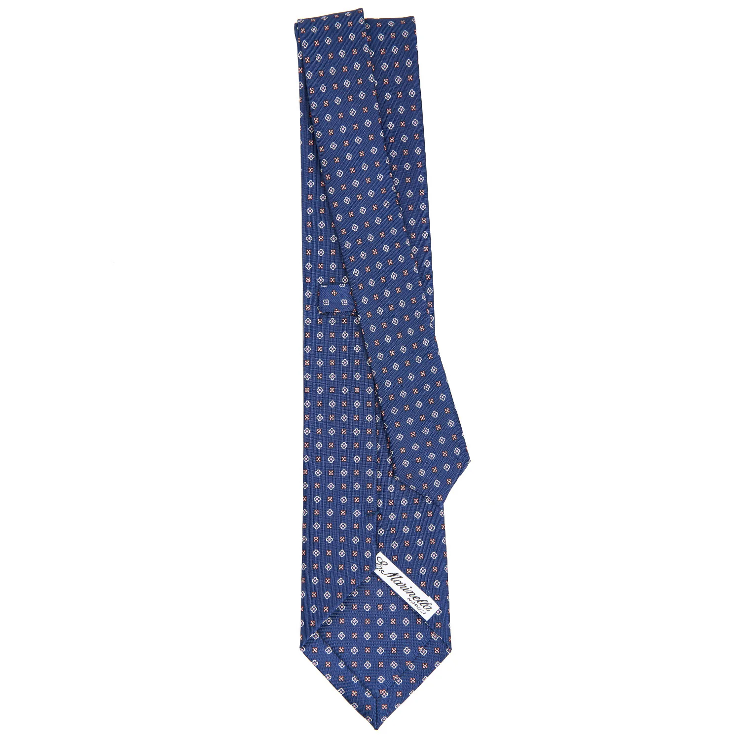 DARK BLUE CLASSIC SILK TIE - Image 3