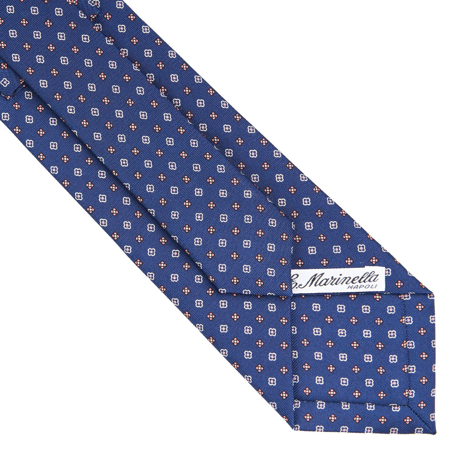 DARK BLUE CLASSIC SILK TIE - Image 4