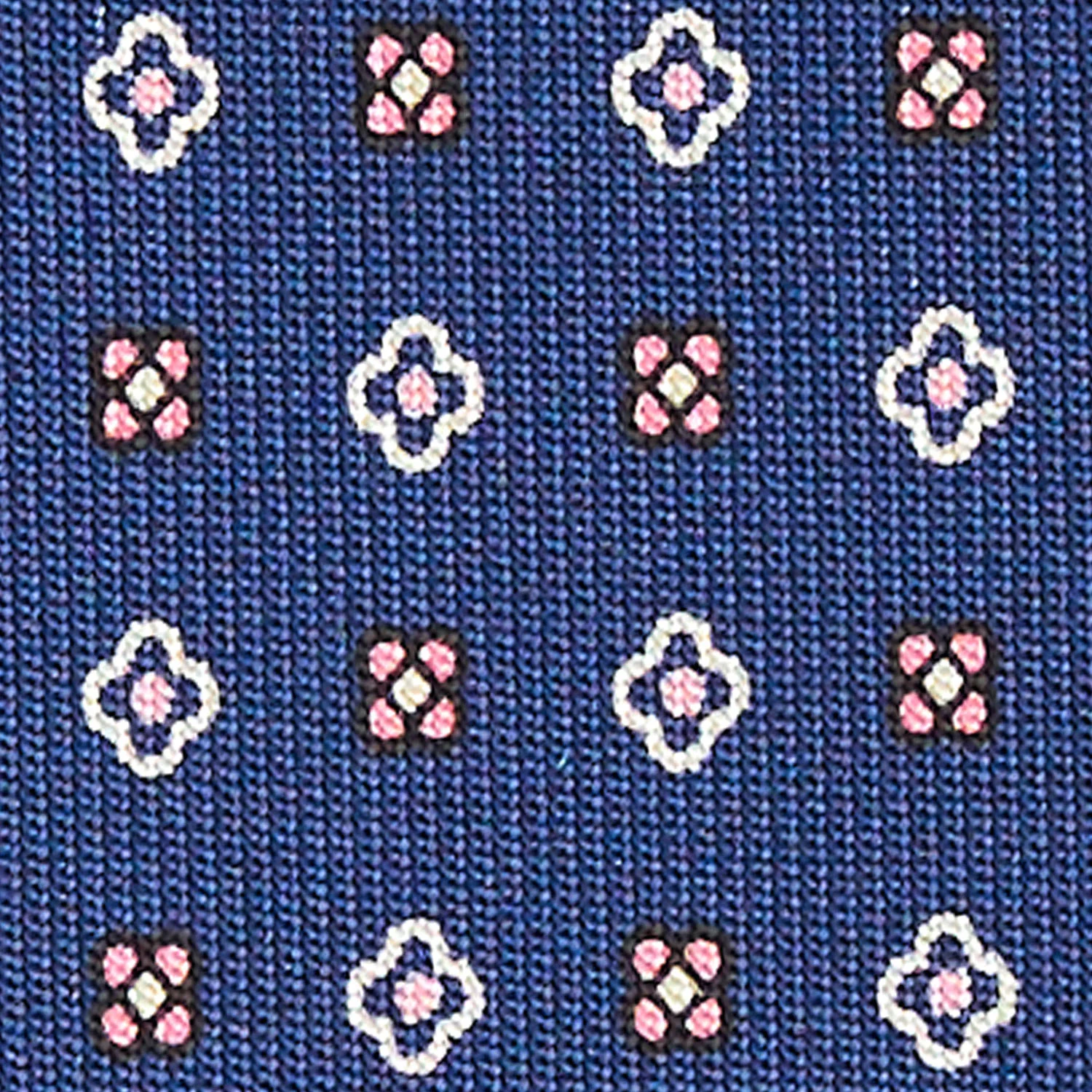 DARK BLUE CLASSIC SILK TIE - Image 5
