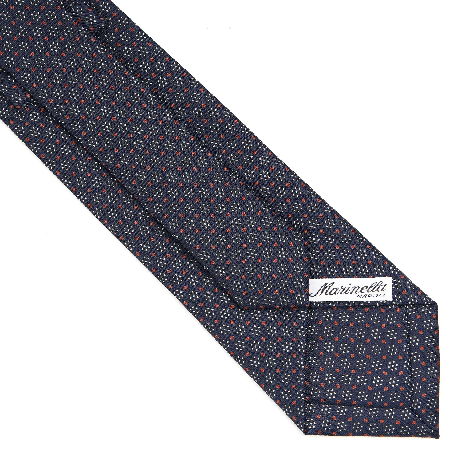 DARK BLUE CLASSIC SILK TIE - Image 4