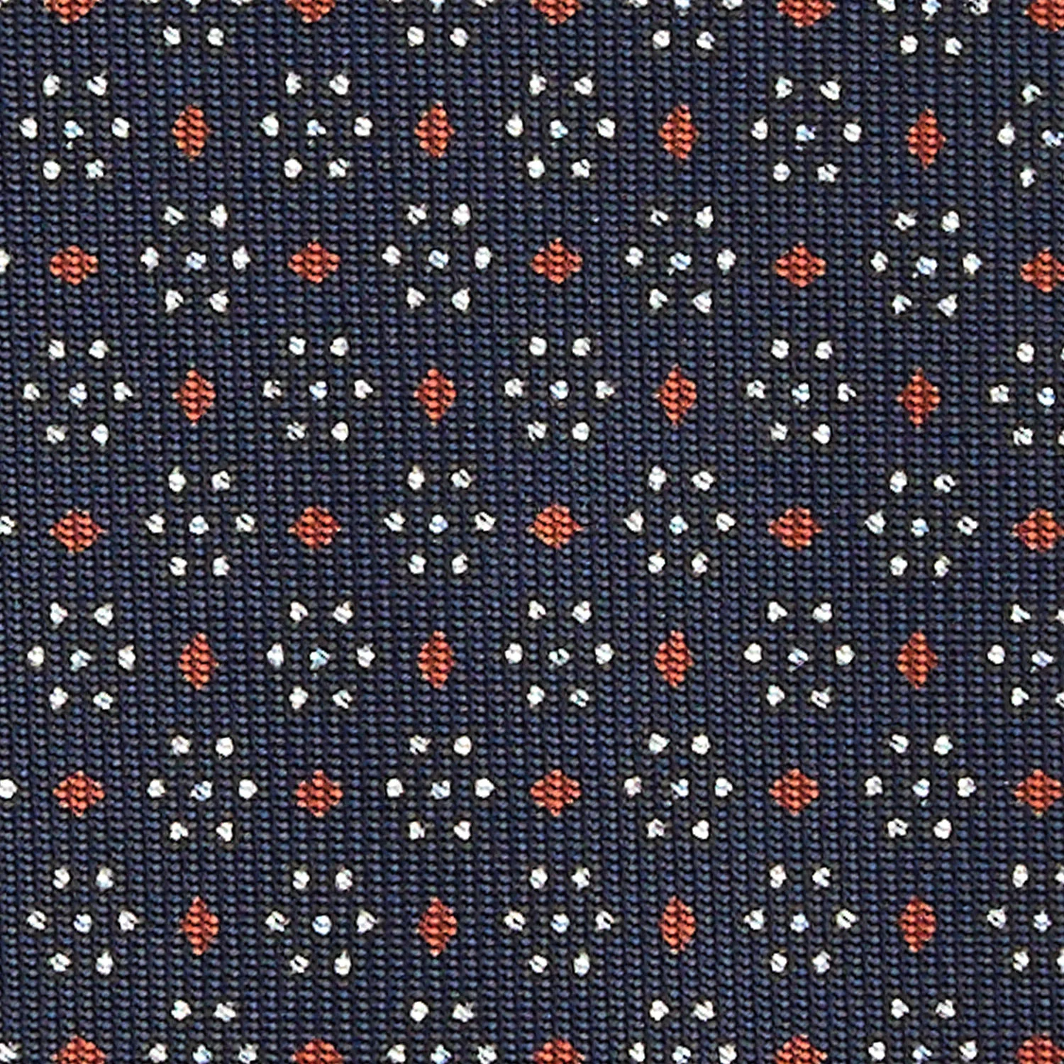 DARK BLUE CLASSIC SILK TIE - Image 5