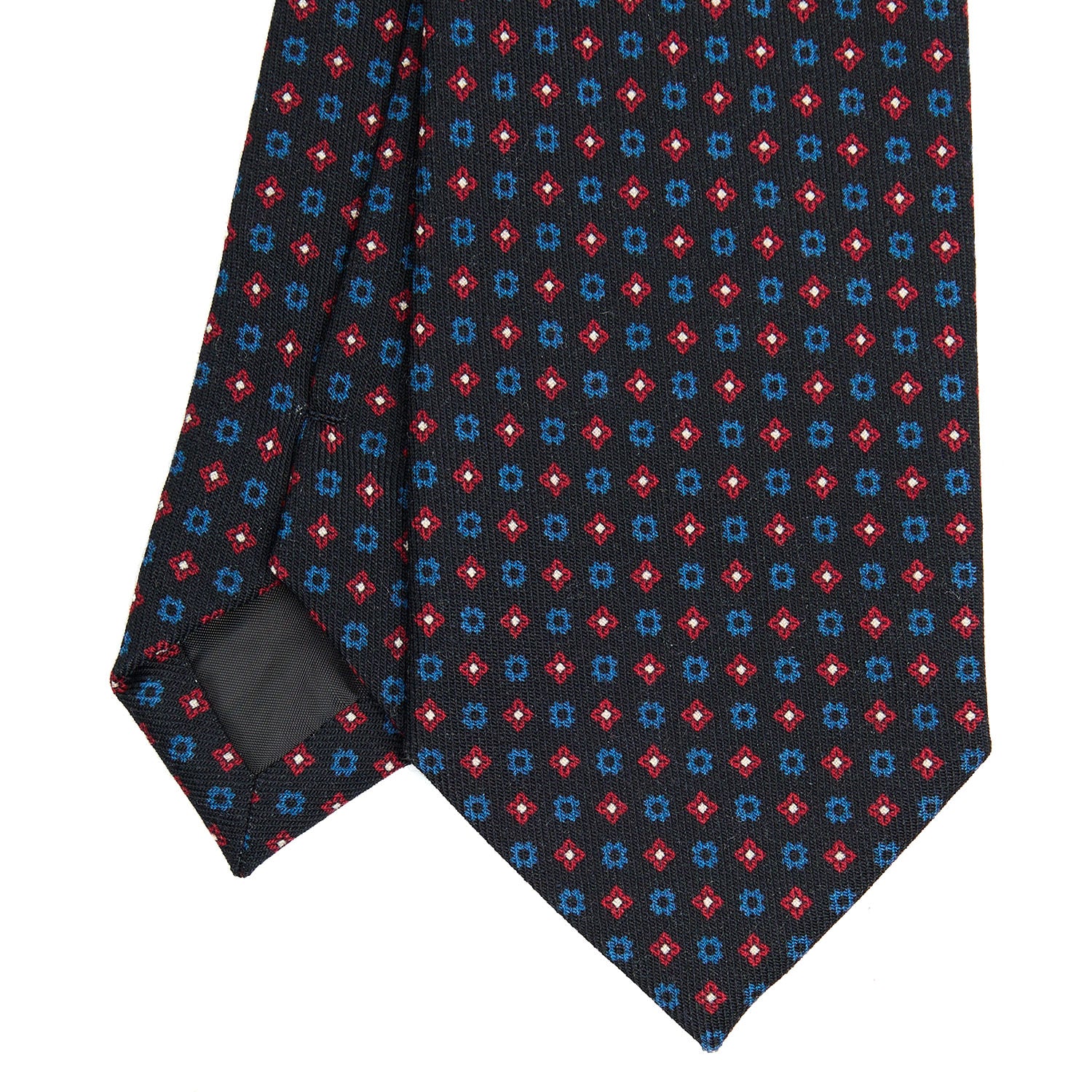 DARK BLUE CLASSIC WOOL TIE