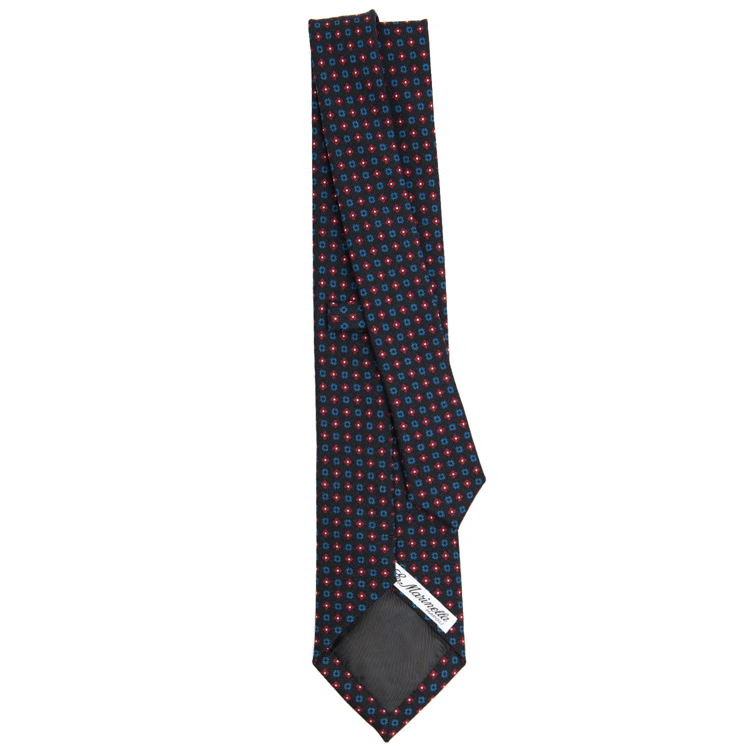 DARK BLUE CLASSIC WOOL TIE - Image 3