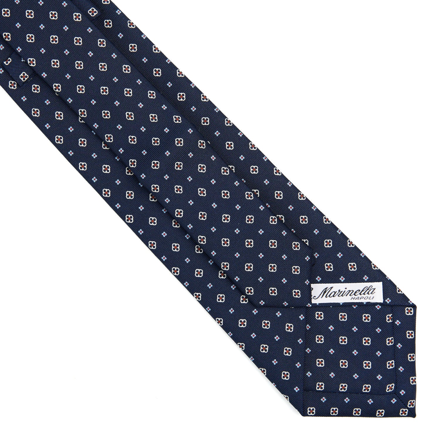 DARK BLUE EXTRA LONG SARTORIAL SILK TIE - Image 4