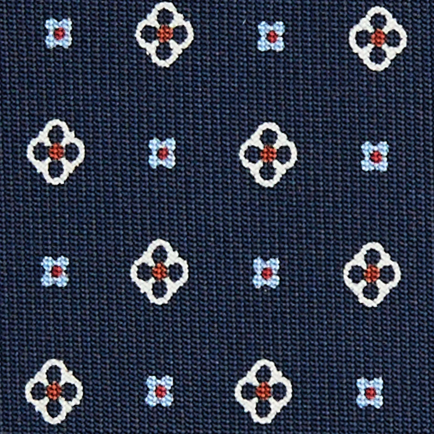 DARK BLUE EXTRA LONG SARTORIAL SILK TIE - Image 5