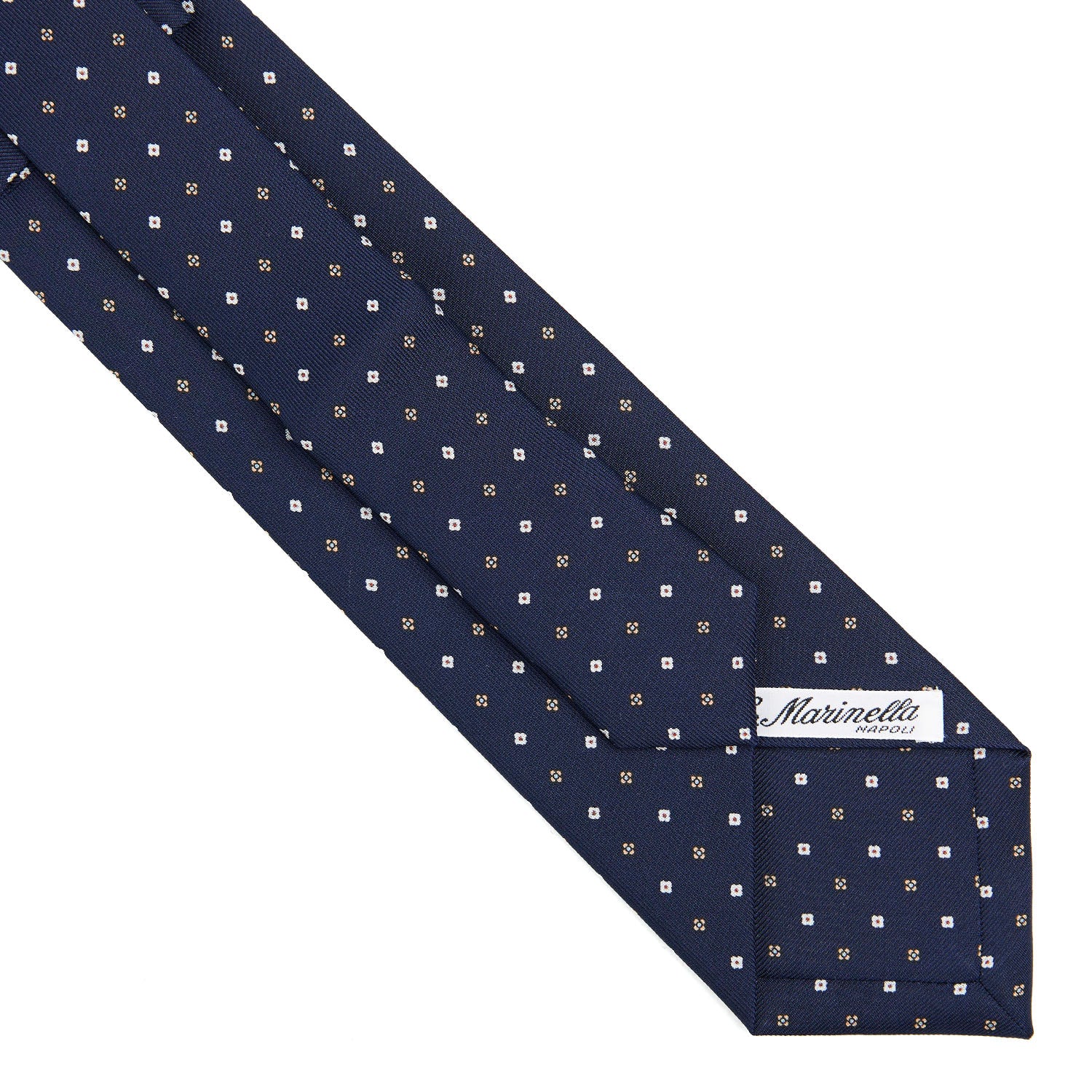 DARK BLUE EXTRA LONG SARTORIAL SILK TIE - Image 4