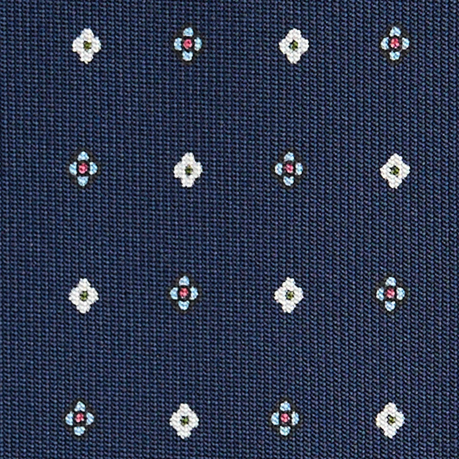 DARK BLUE EXTRA LONG SARTORIAL SILK TIE - Image 5