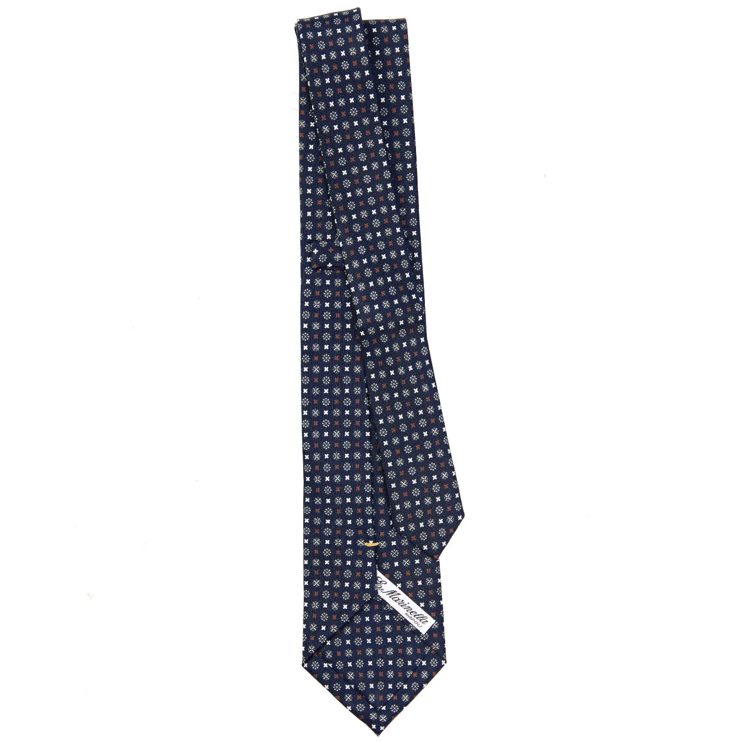 DARK BLUE EXTRA LONG SARTORIAL SILK TIE - Image 3