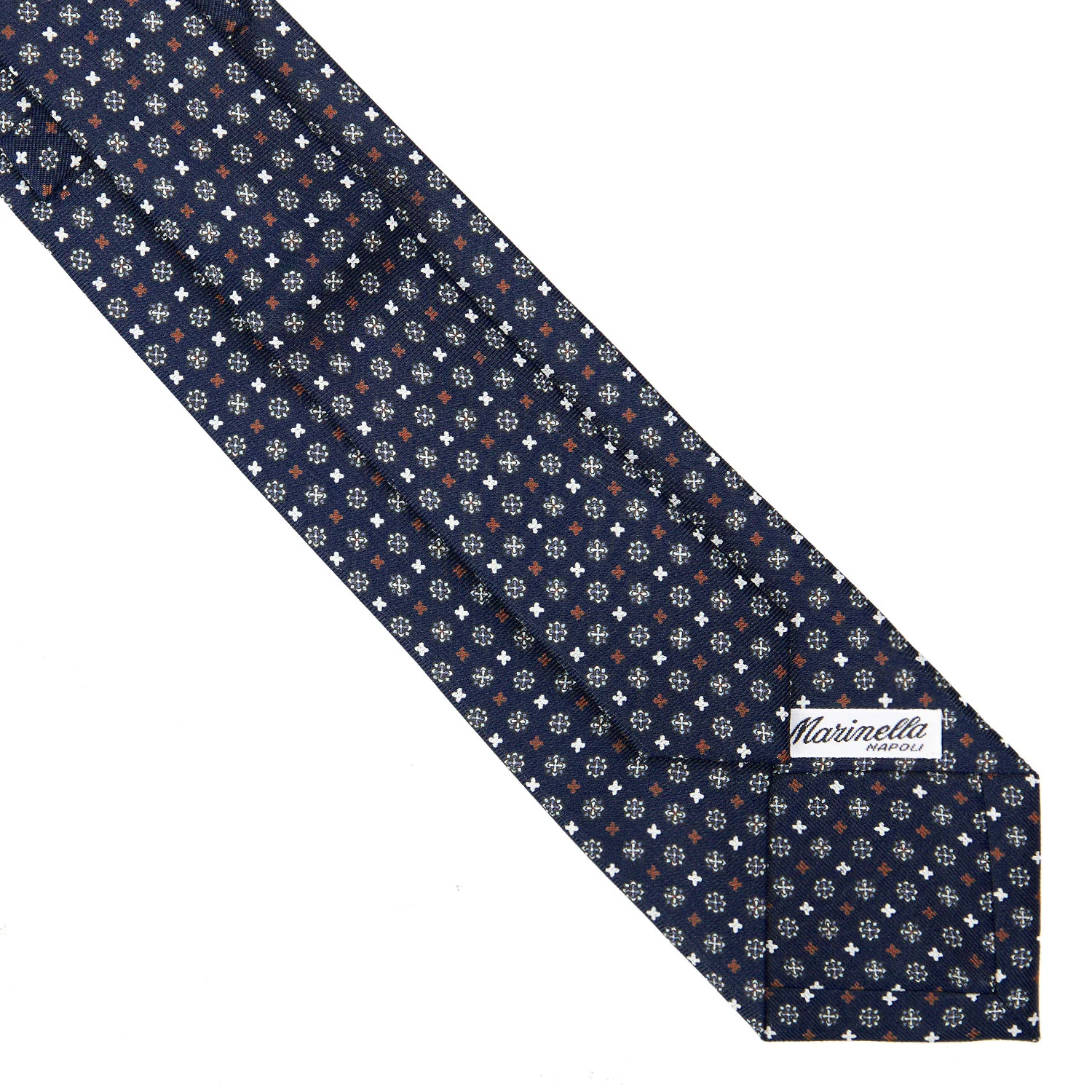 DARK BLUE EXTRA LONG SARTORIAL SILK TIE - Image 4