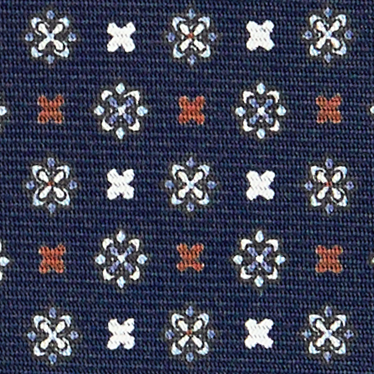 DARK BLUE EXTRA LONG SARTORIAL SILK TIE - Image 5