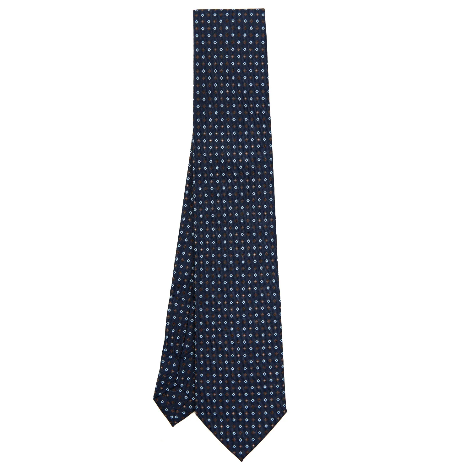 DARK BLUE EXTRA LONG SARTORIAL SILK TIE - Image 2