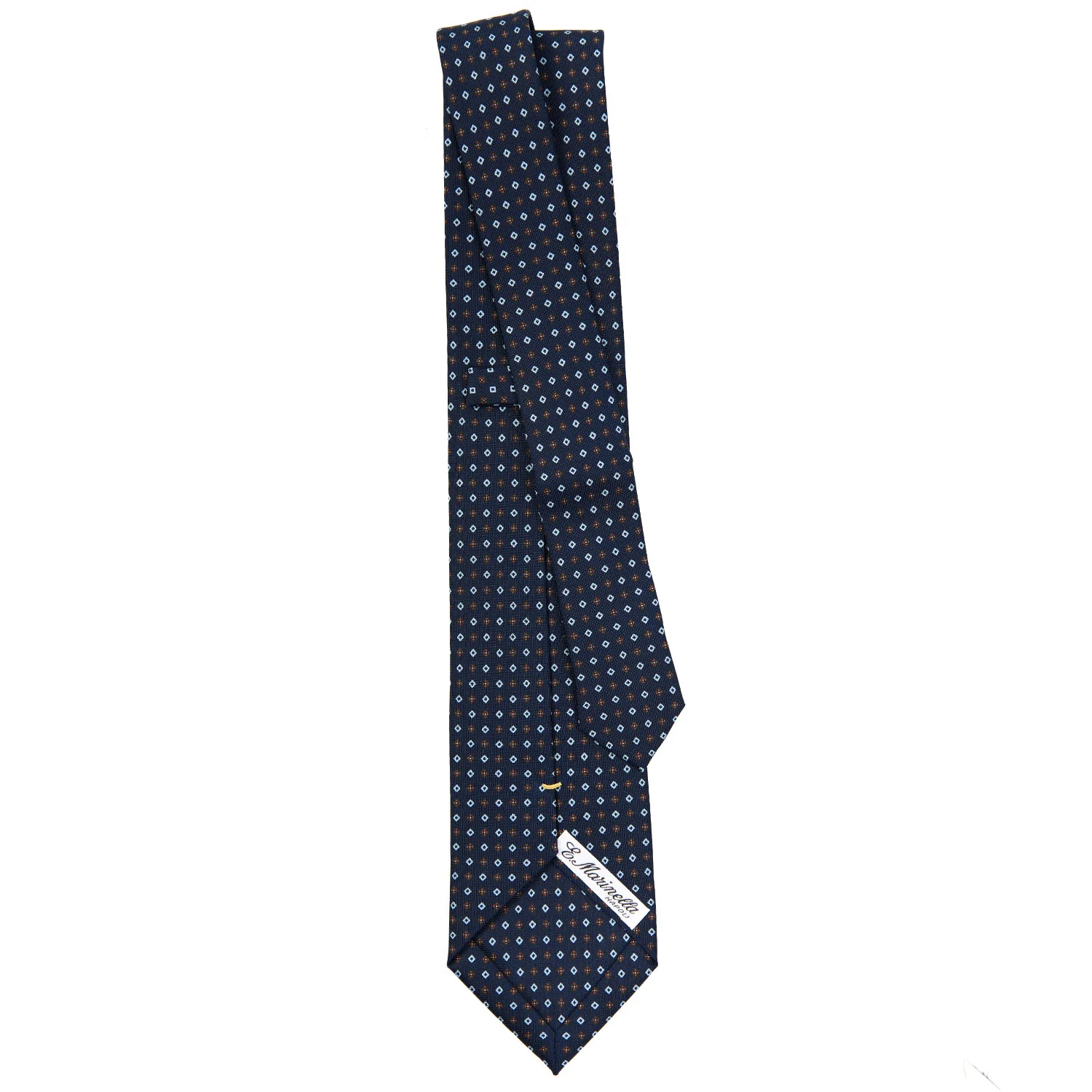 DARK BLUE EXTRA LONG SARTORIAL SILK TIE - Image 3