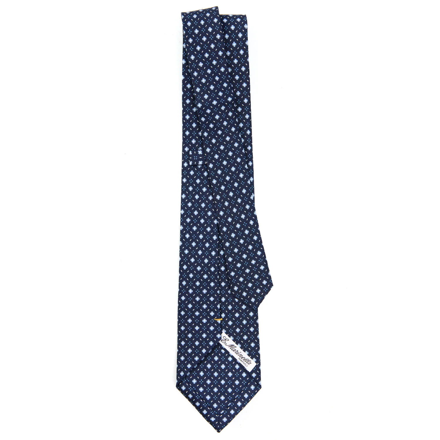 DARK BLUE EXTRA LONG SARTORIAL SILK TIE - Image 3