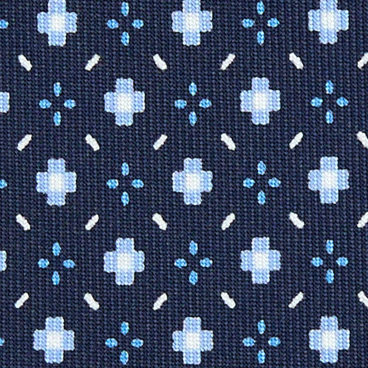 DARK BLUE EXTRA LONG SARTORIAL SILK TIE - Image 5
