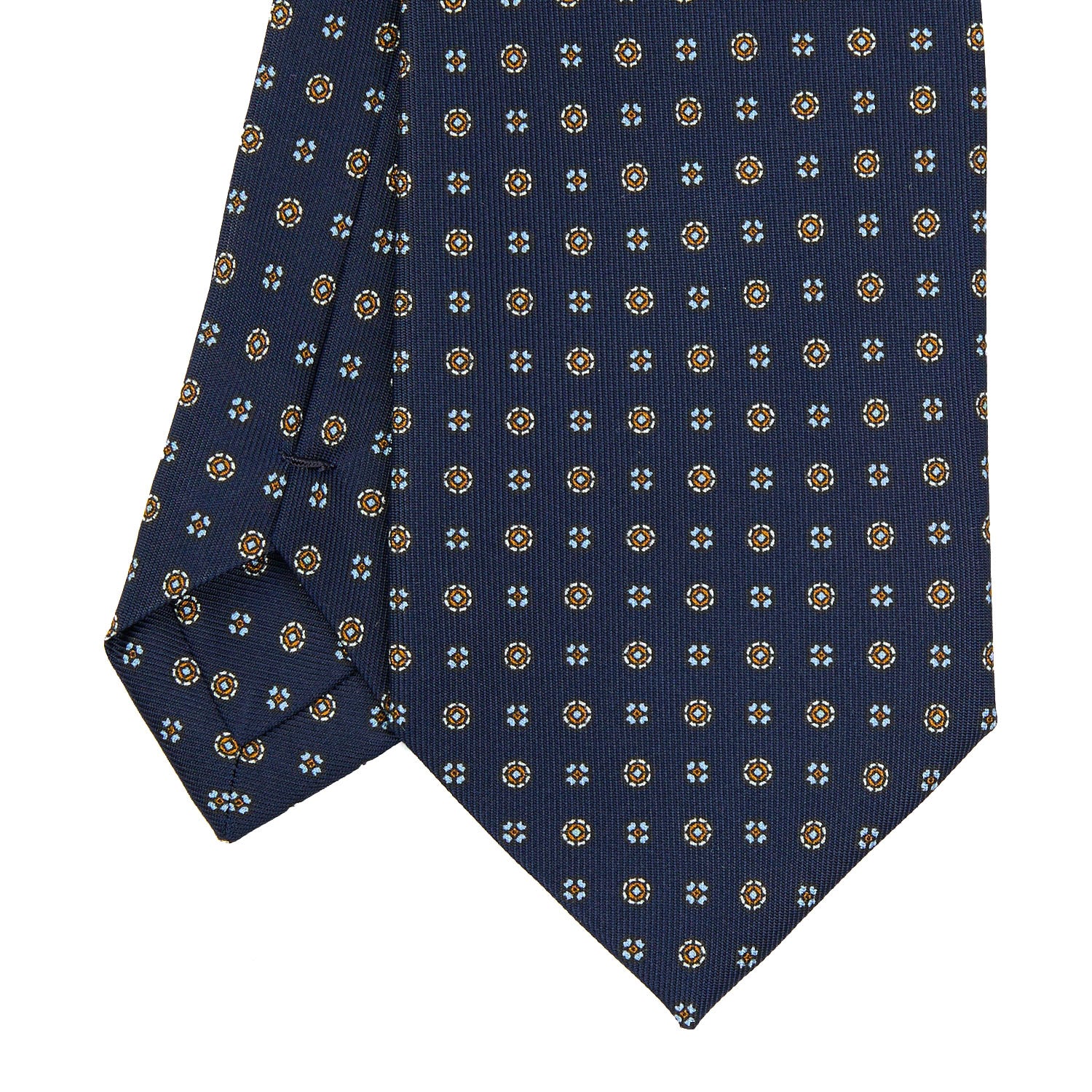 DARK BLUE EXTRA LONG SARTORIAL SILK TIE