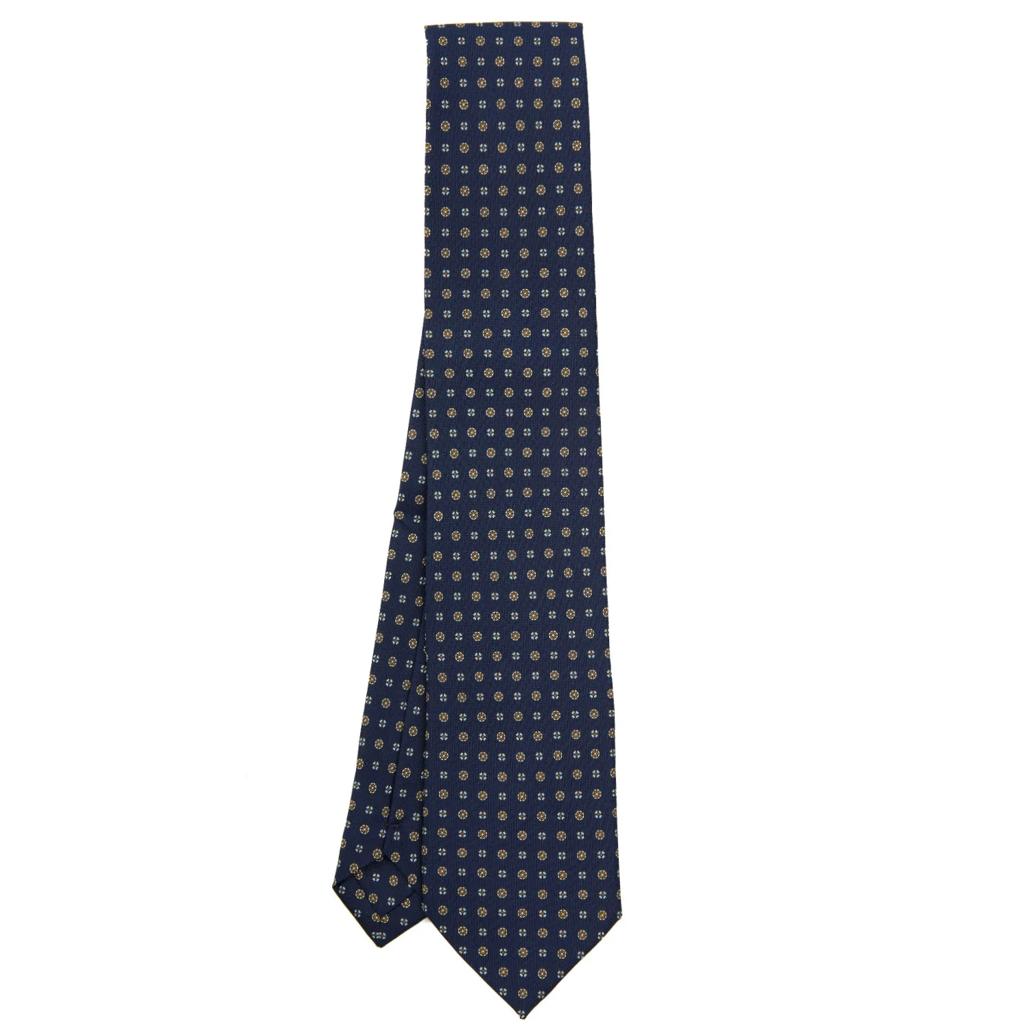 DARK BLUE EXTRA LONG SARTORIAL SILK TIE - Image 2