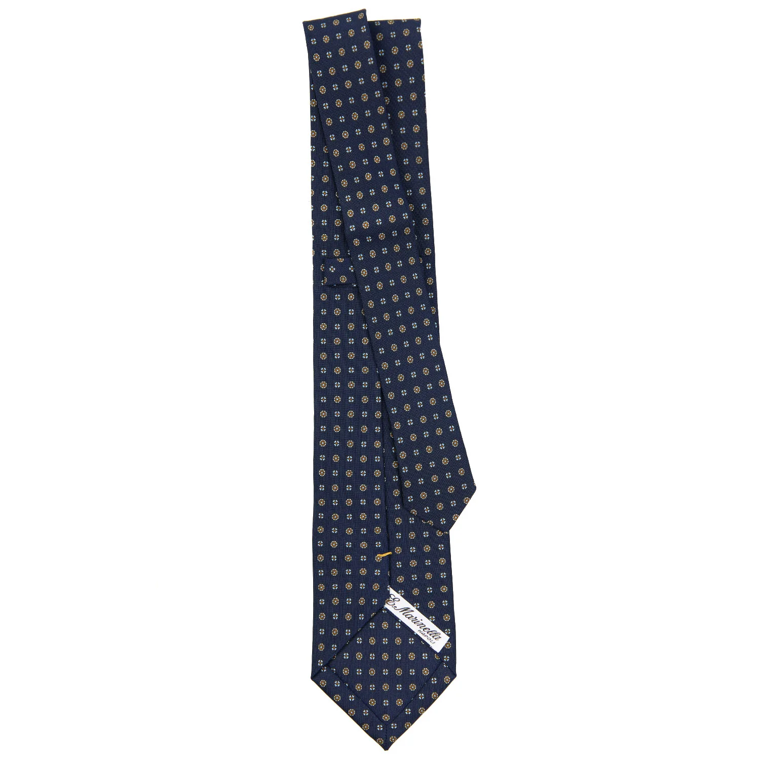 DARK BLUE EXTRA LONG SARTORIAL SILK TIE - Image 3