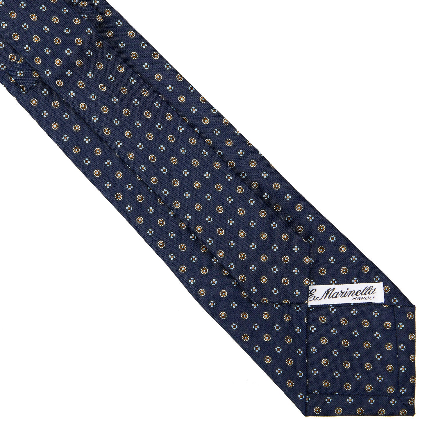 DARK BLUE EXTRA LONG SARTORIAL SILK TIE - Image 4