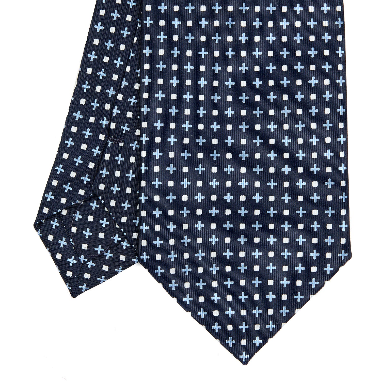 DARK BLUE EXTRA LONG SARTORIAL SILK TIE