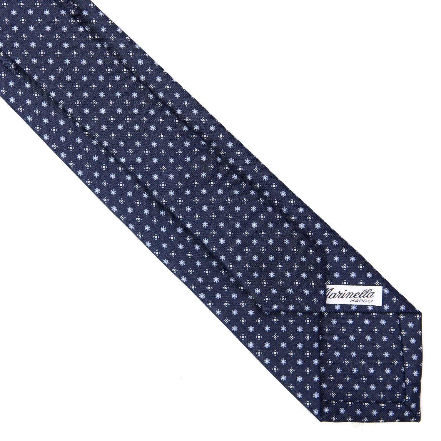 DARK BLUE EXTRA LONG SARTORIAL SILK TIE - Image 4