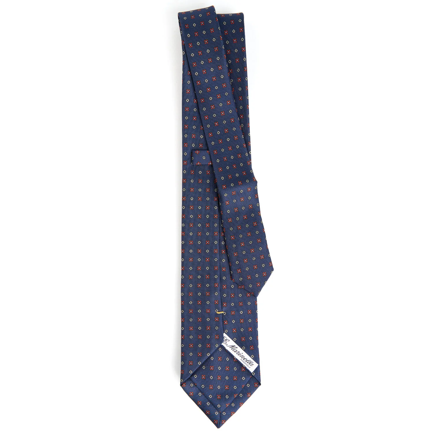 DARK BLUE EXTRA LONG SARTORIAL SILK TIE - Image 3