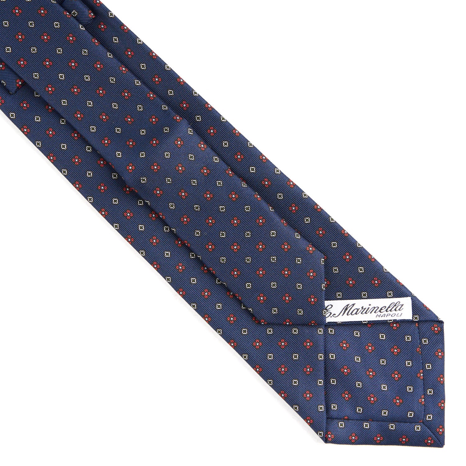 DARK BLUE EXTRA LONG SARTORIAL SILK TIE - Image 4