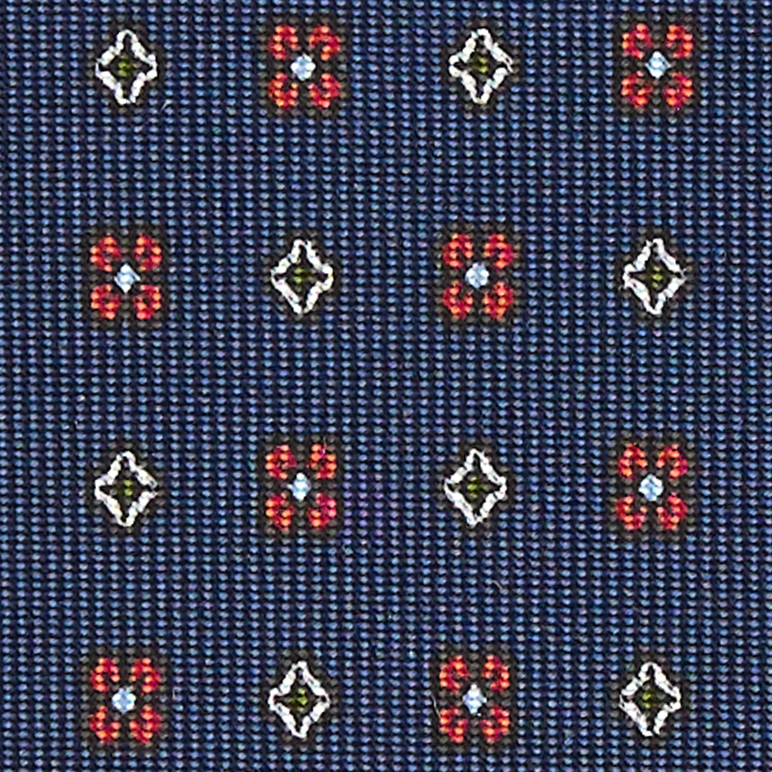 DARK BLUE EXTRA LONG SARTORIAL SILK TIE - Image 5