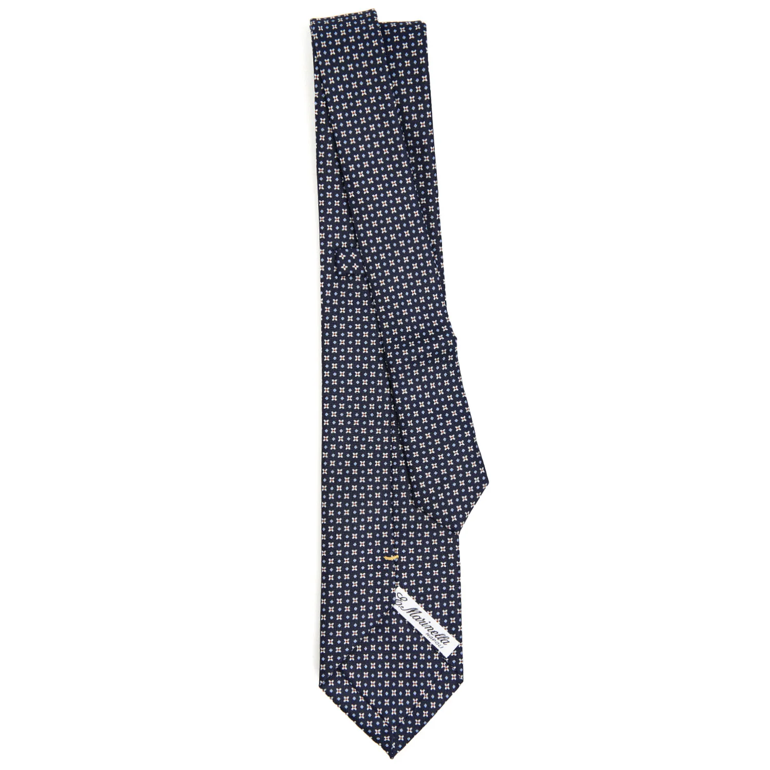DARK BLUE EXTRA LONG SARTORIAL SILK TIE - Image 3