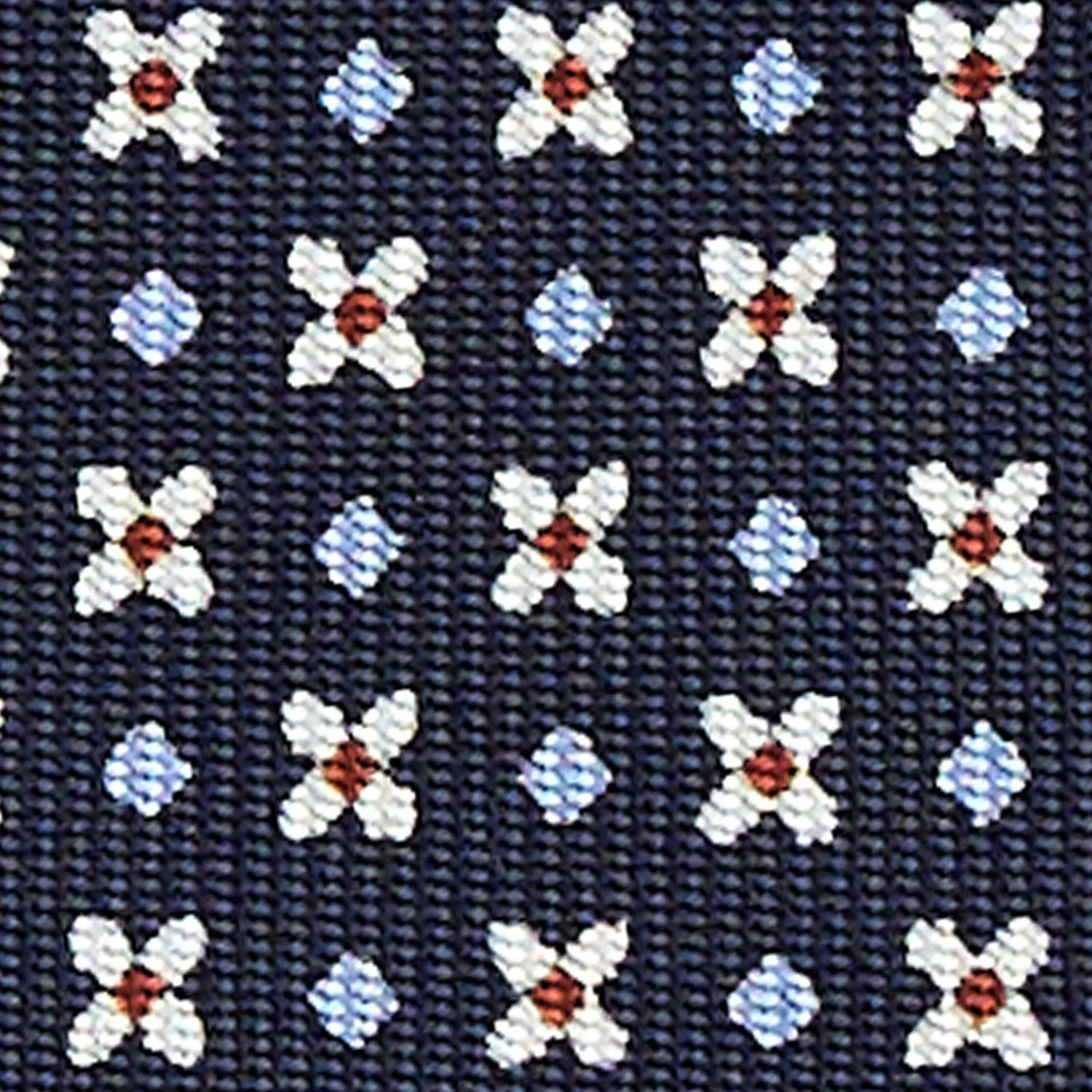 DARK BLUE EXTRA LONG SARTORIAL SILK TIE - Image 5