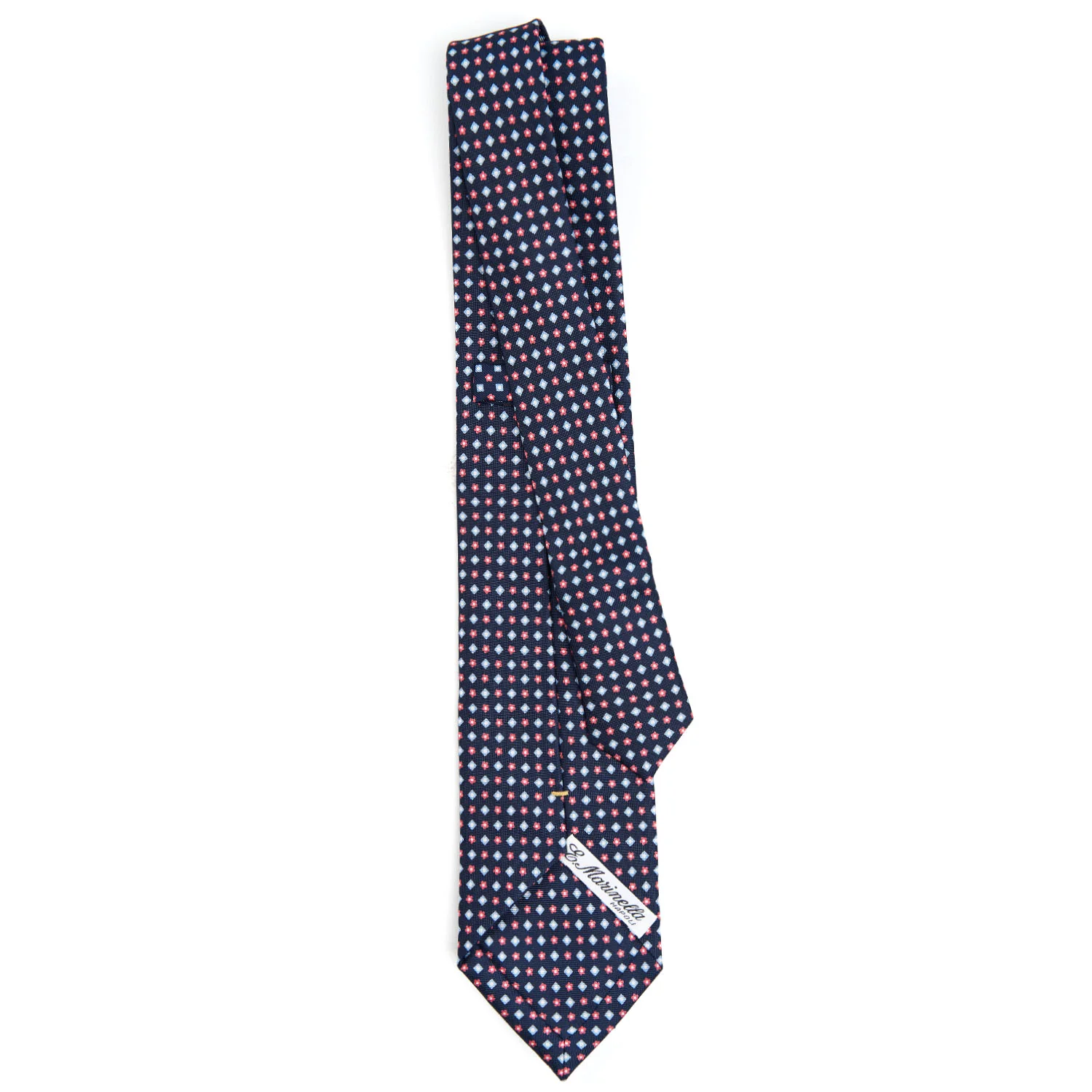 DARK BLUE EXTRA LONG SARTORIAL SILK TIE - Image 3