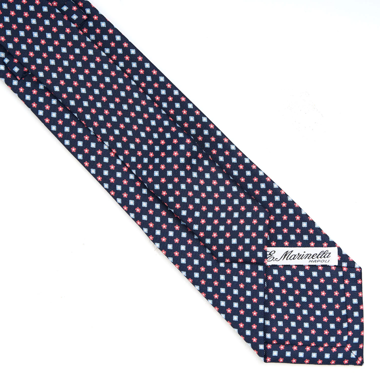 DARK BLUE EXTRA LONG SARTORIAL SILK TIE - Image 4