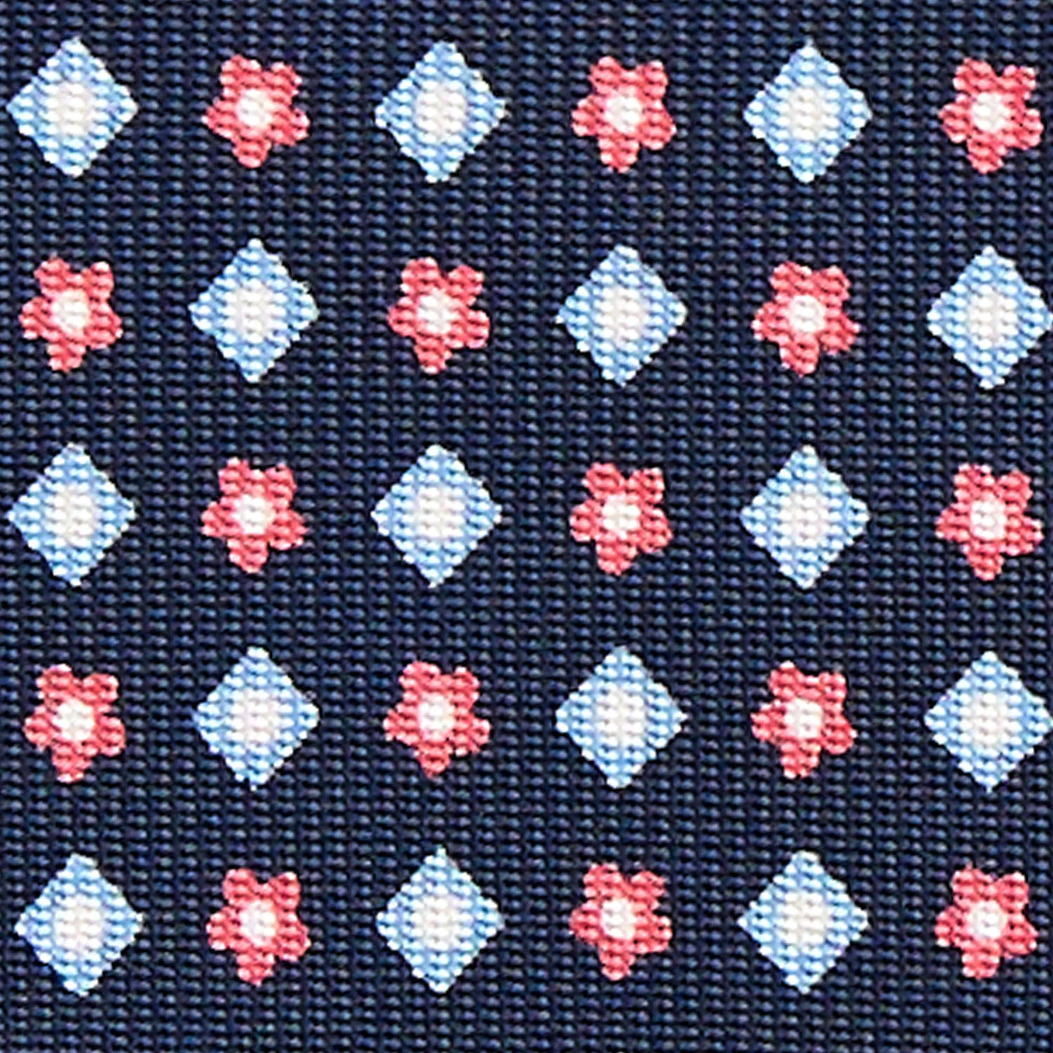 DARK BLUE EXTRA LONG SARTORIAL SILK TIE - Image 5