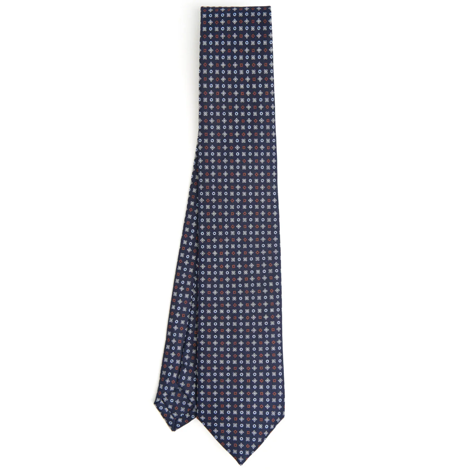 DARK BLUE EXTRA LONG SARTORIAL SILK TIE - Image 2